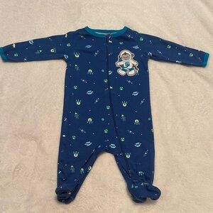 Garanimals Navy One Piece with Bear and Animal Print